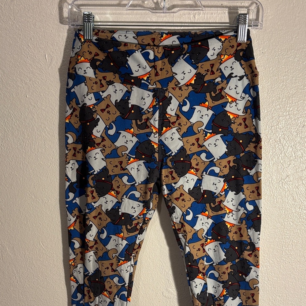 LuLaRoe Colorful Cat Print Leggings